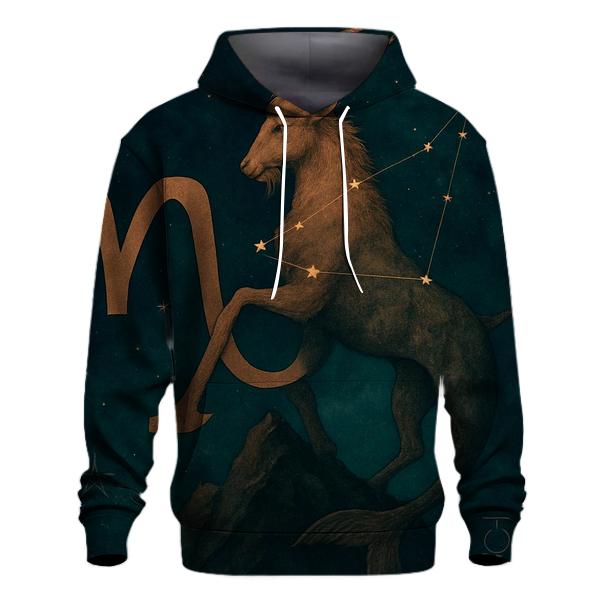 Capricorn Mountain Goat Nebula premium hoodies