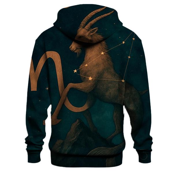 Capricorn Mountain Goat Nebula premium hoodies