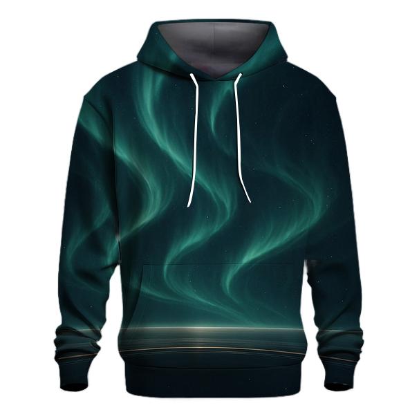 Auroral Ridge And Ring Plane embroidered hoodies