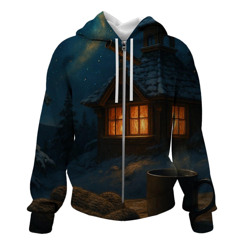 Yule Night Observatory pullover hoodies
