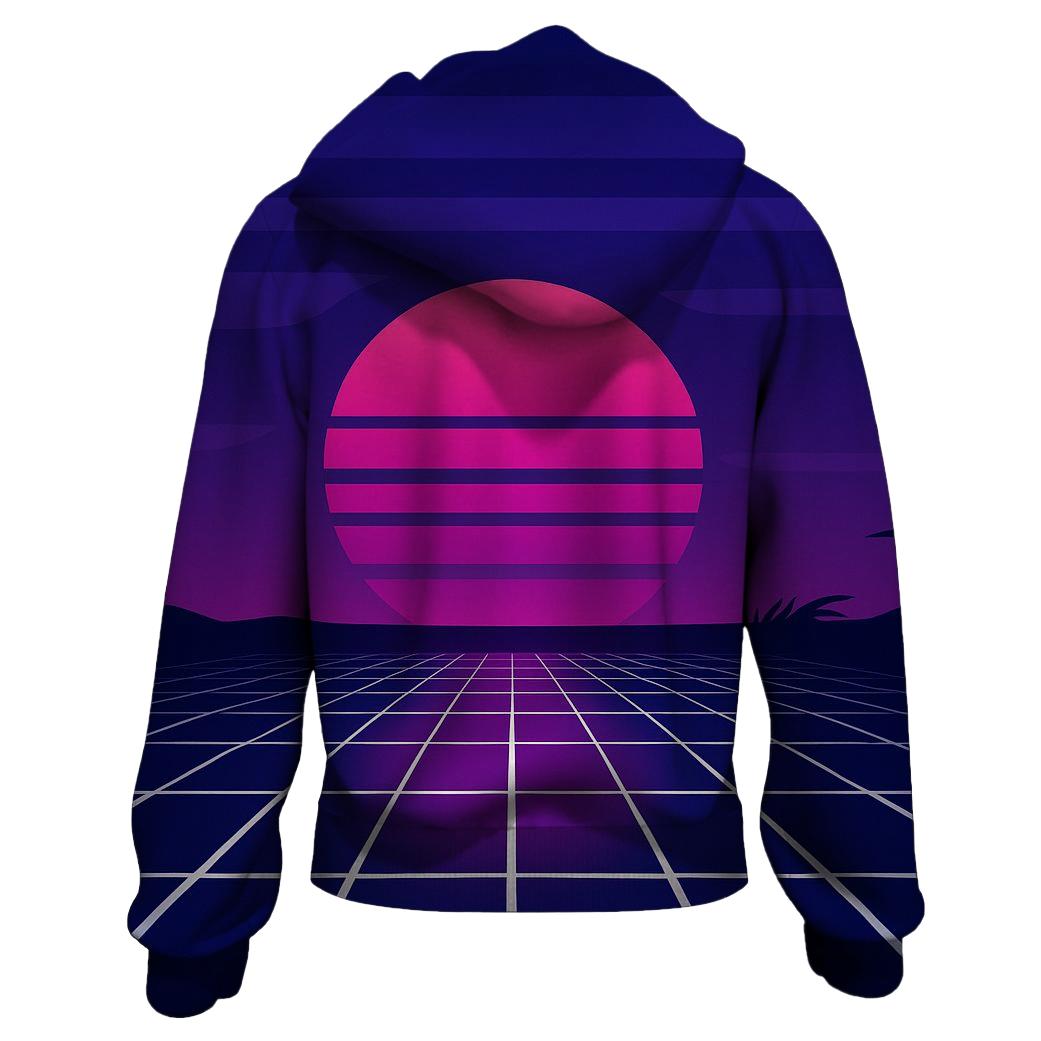 Chrome Grid Mirage heavyweight hoodies