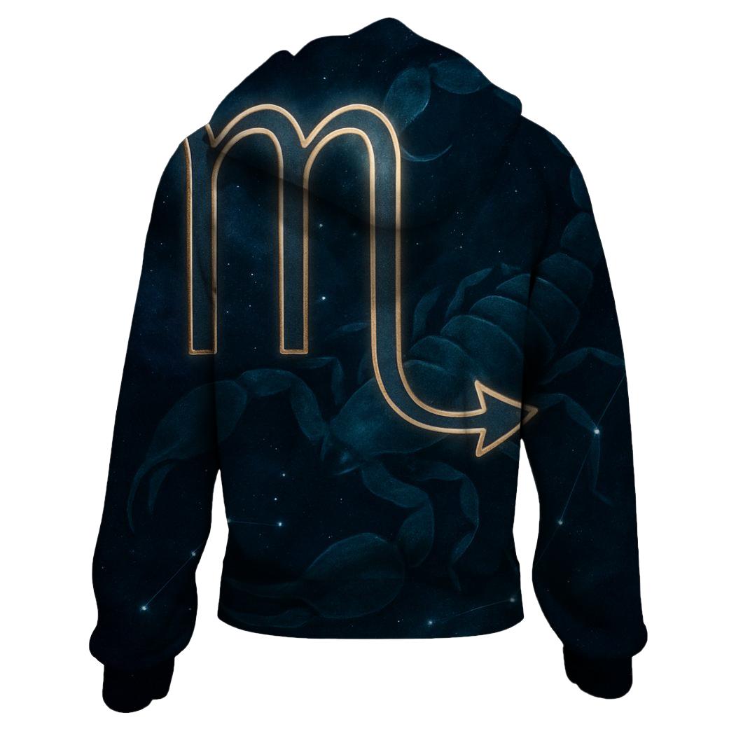 Scorpio Nebula Constellation Sigil heavyweight hoodies
