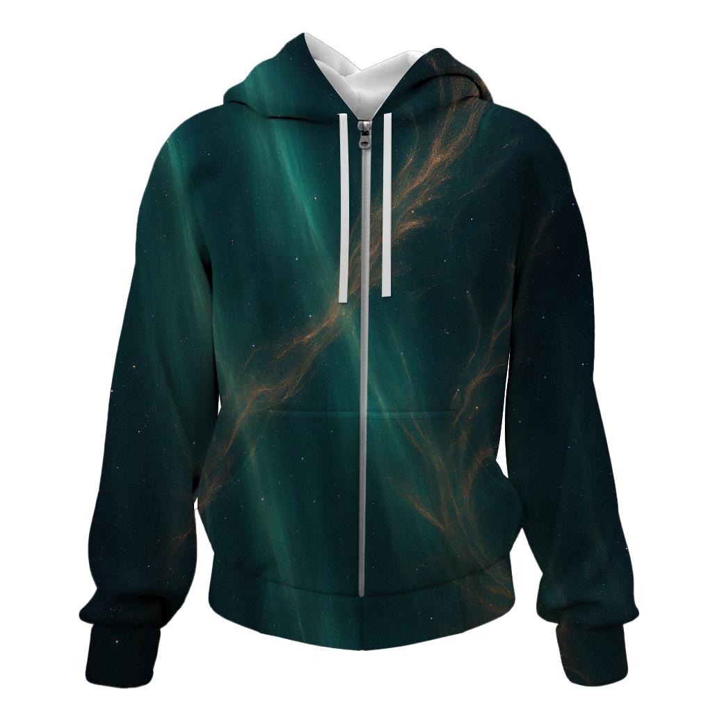 Auroral Jet Filament Field designer hoodies