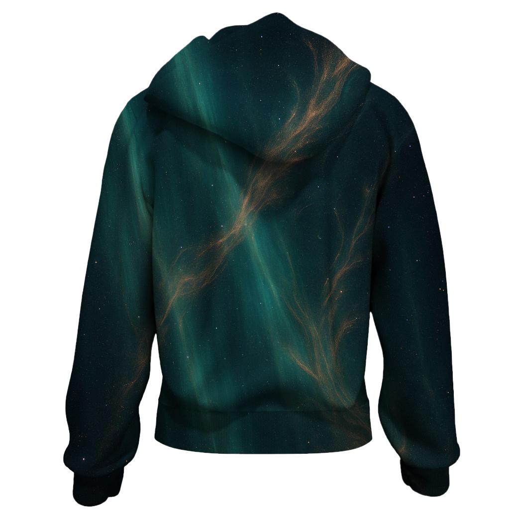 Auroral Jet Filament Field designer hoodies