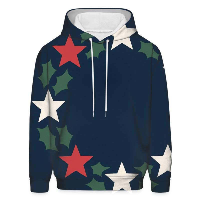 Starry Wreath Pattern premium hoodies