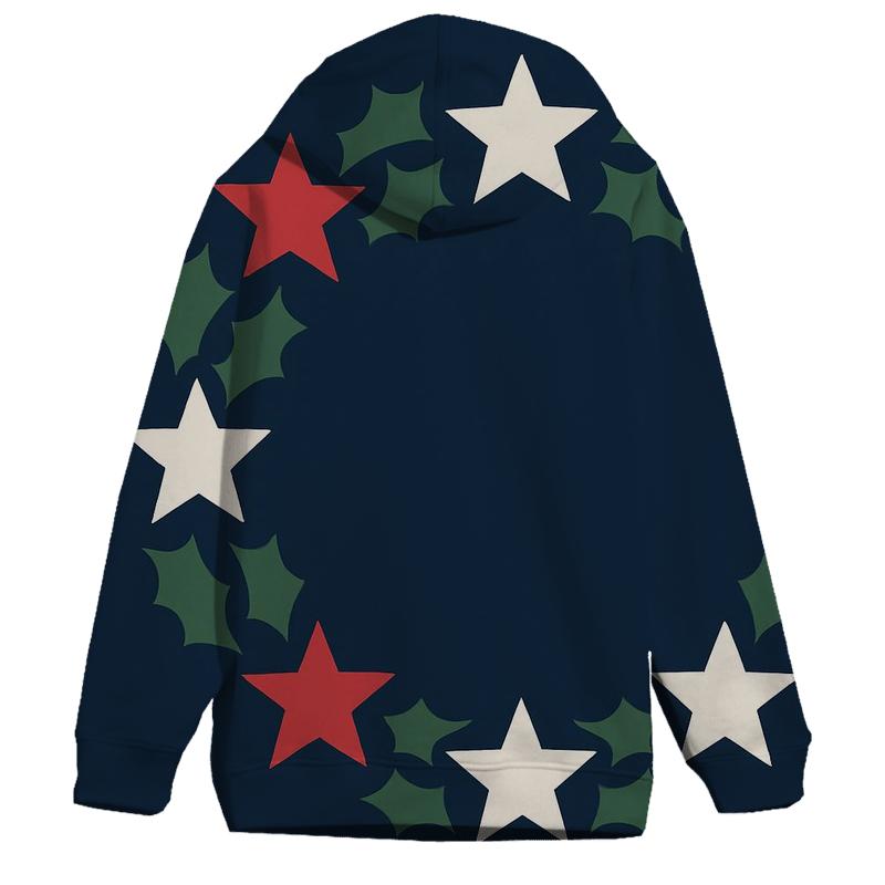Starry Wreath Pattern premium hoodies