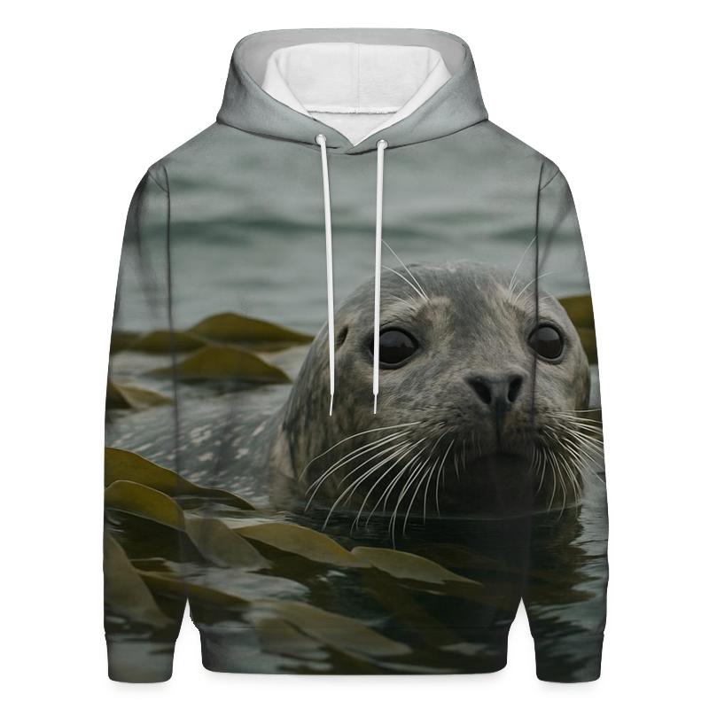 Kelp Edge Harbor Seal lightweight hoodies