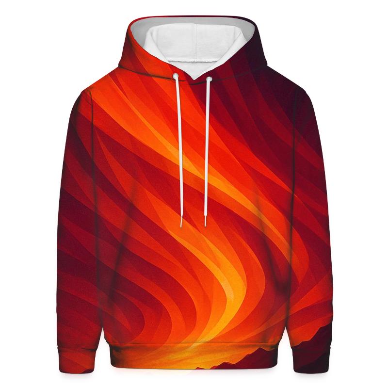 Crimson Aurora hoodies fashion