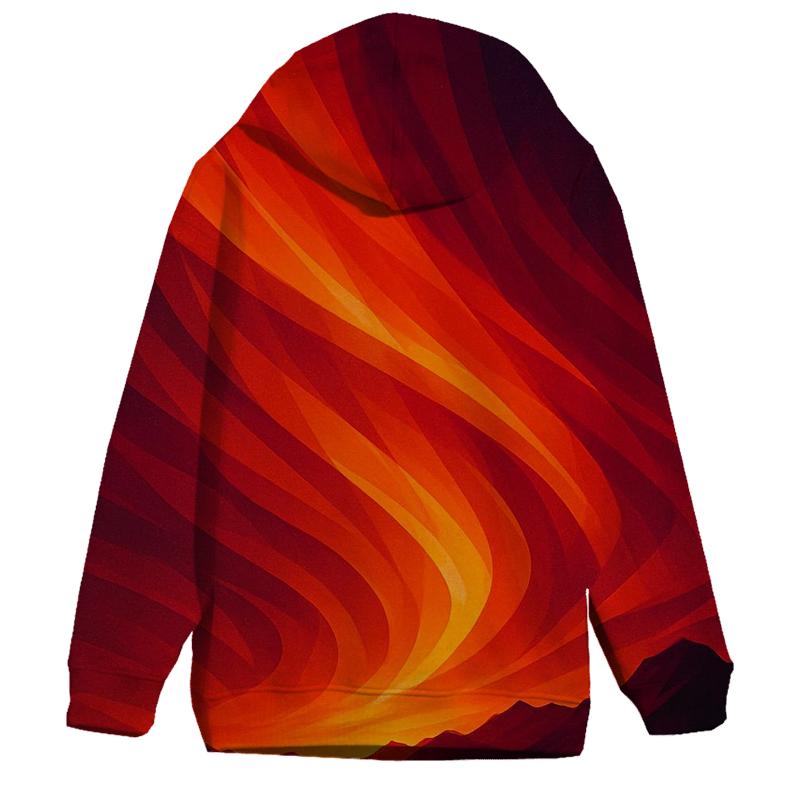 Crimson Aurora hoodies fashion