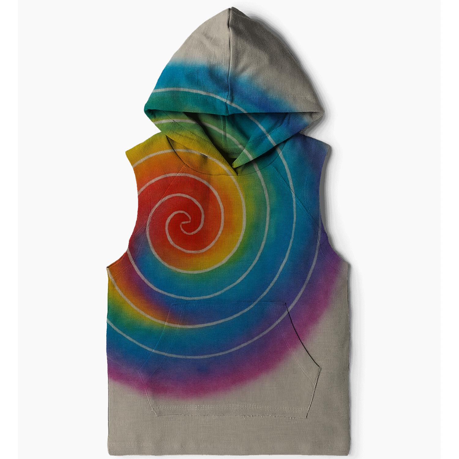 Cosmic Spiral Bullseye premium hoodies