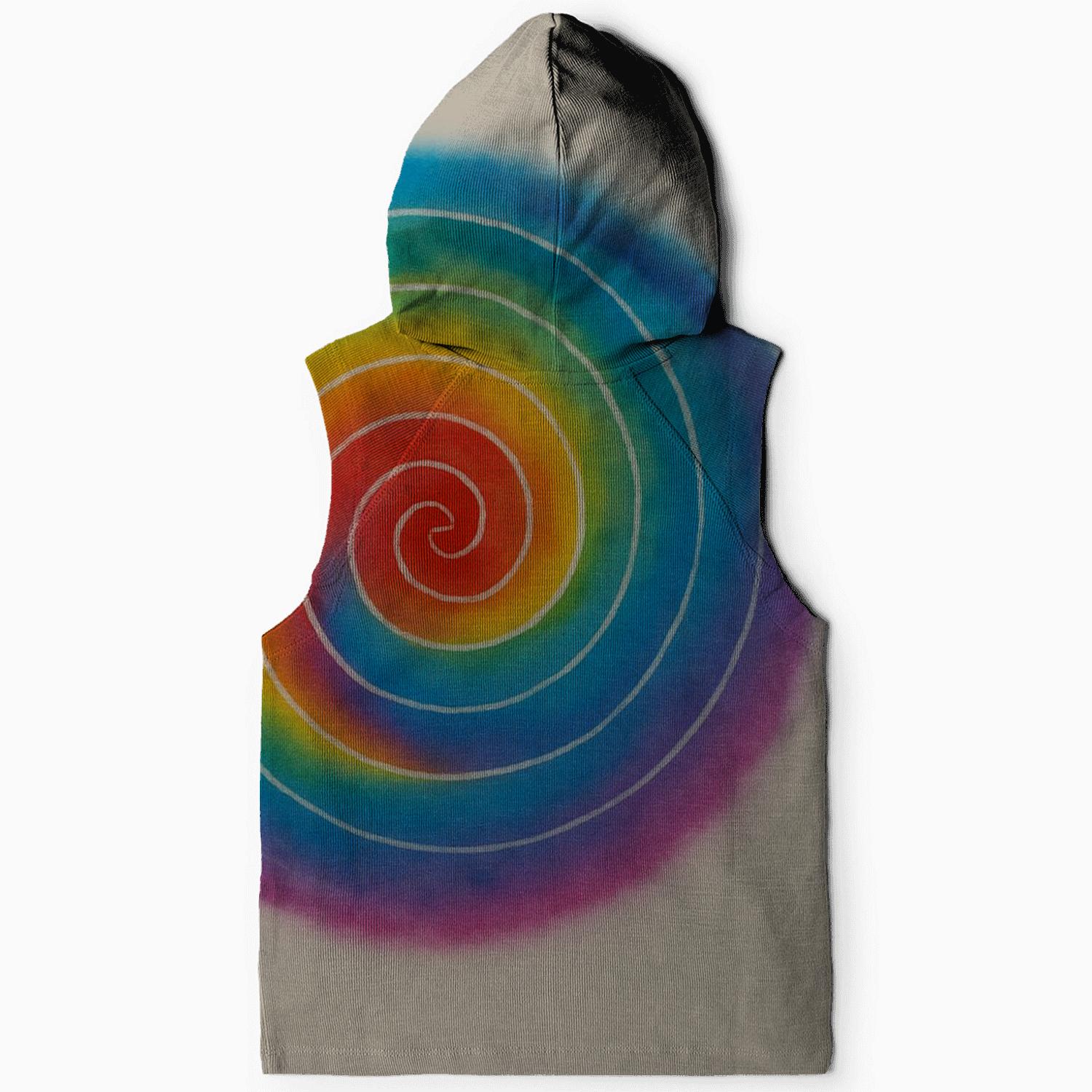 Cosmic Spiral Bullseye premium hoodies