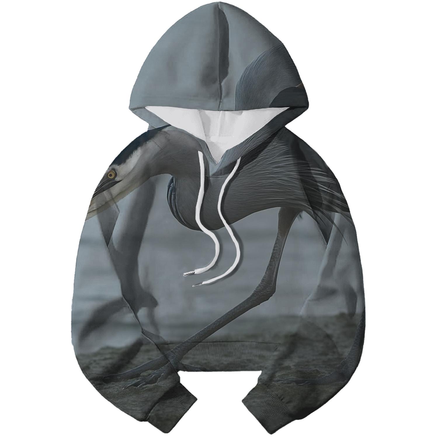 Estuary Stalk — Great Blue Heron hoodies fashion