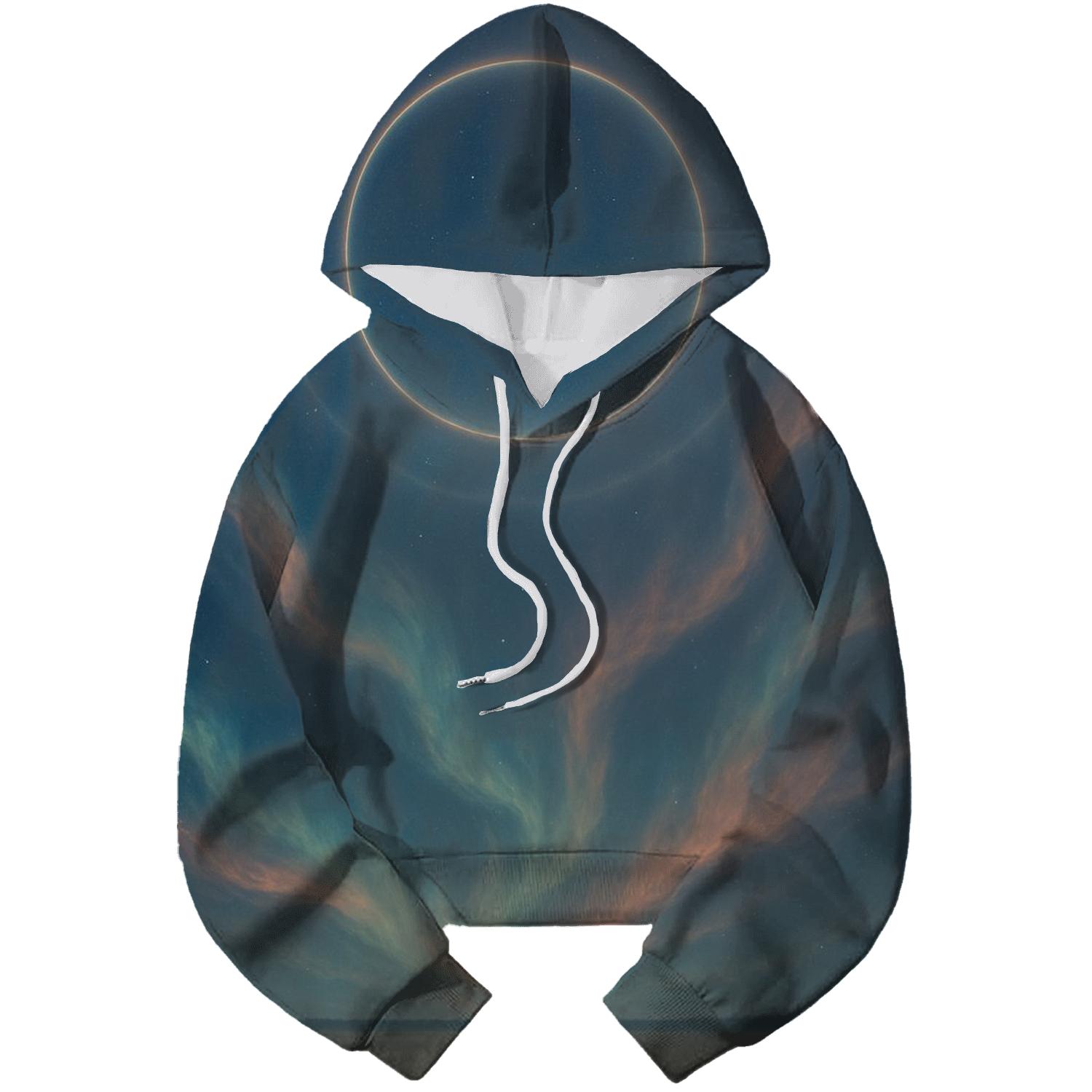 Coronal Ribbon Tapestry printed hoodies