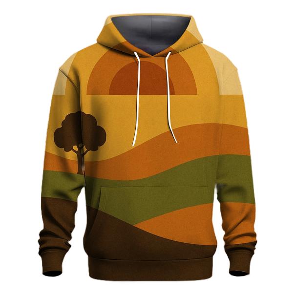 Earthy Groove Horizon designer hoodies
