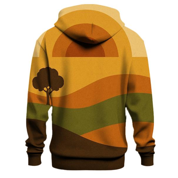 Earthy Groove Horizon designer hoodies