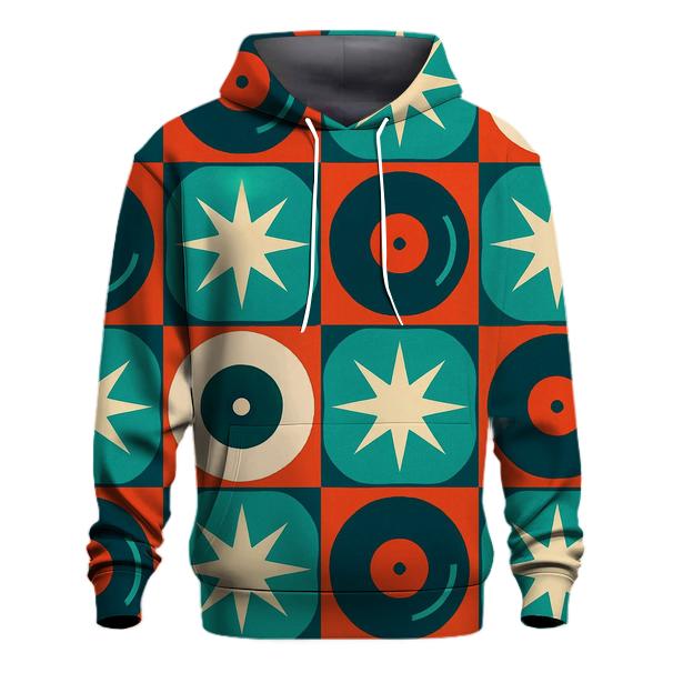 Cosmic Boogie Tiles zip-up hoodies