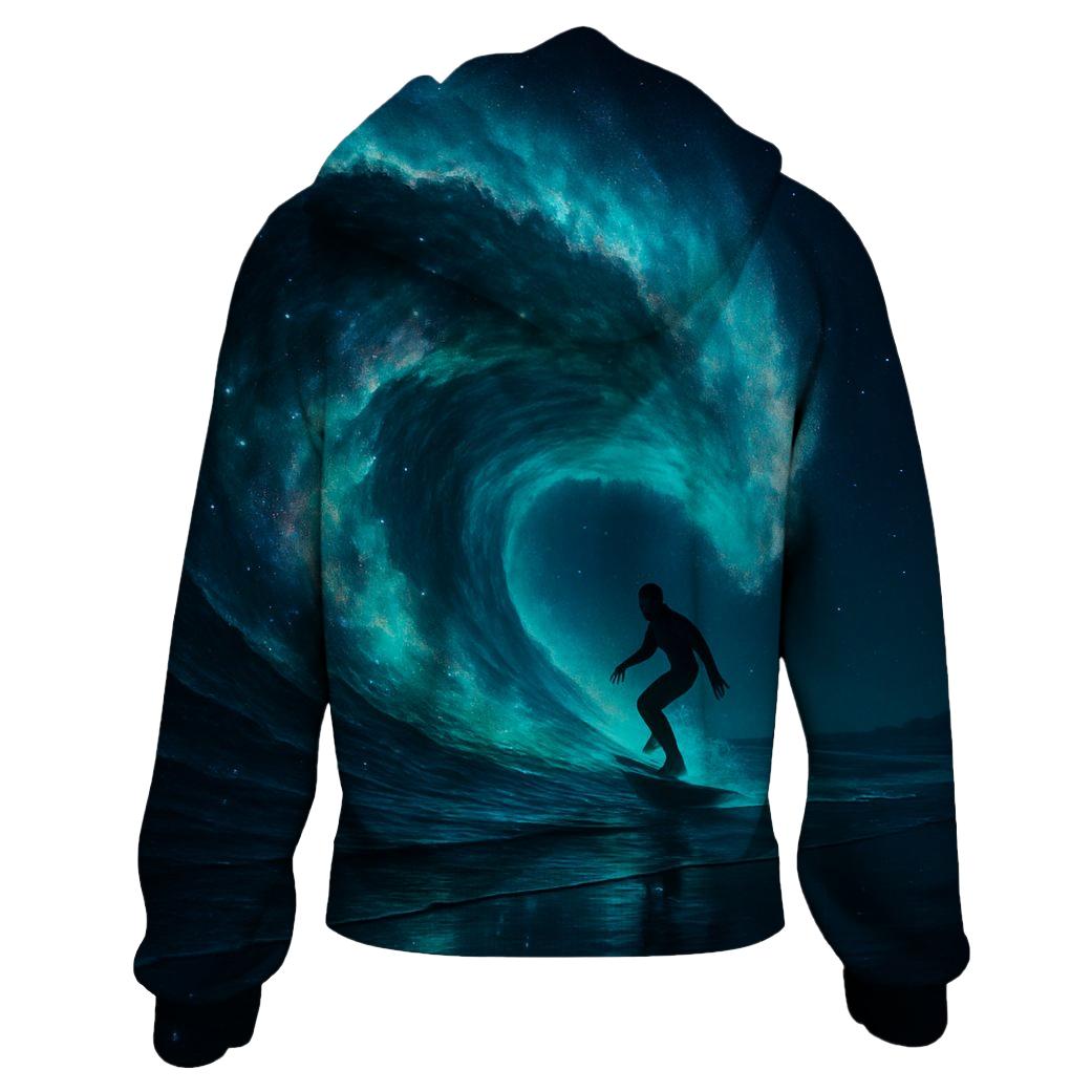 Nebula Surf Wave hoodie designs