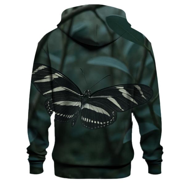 Glide Among Mangroves Longwing Butterfly graphic hoodies