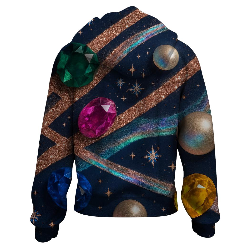 Constellation Couture zip-up hoodies