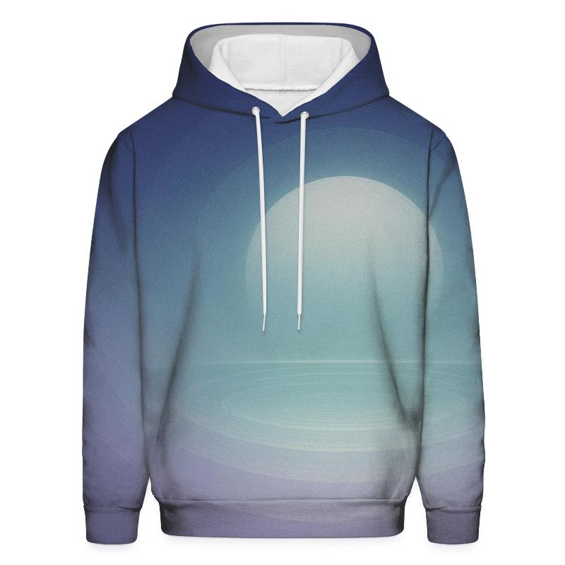 Lunar Tide Gradient graphic hoodies
