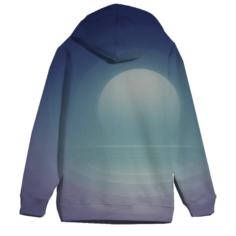 Lunar Tide Gradient graphic hoodies