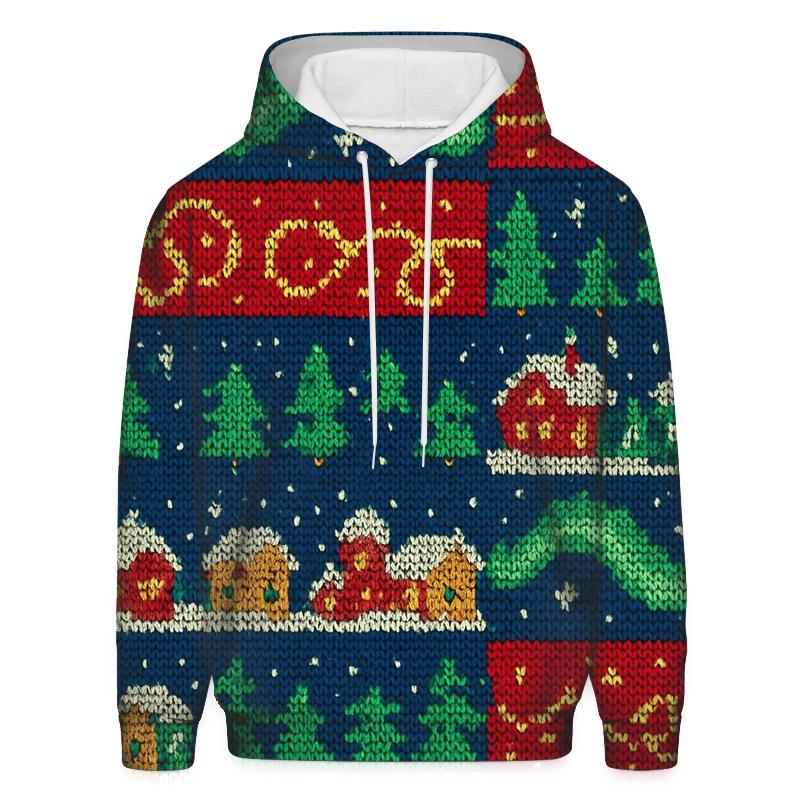 Aurora Tinsel Patchwork Design hoodie trends