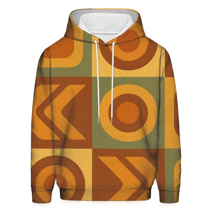 Avocado Geometric Groove designer hoodies