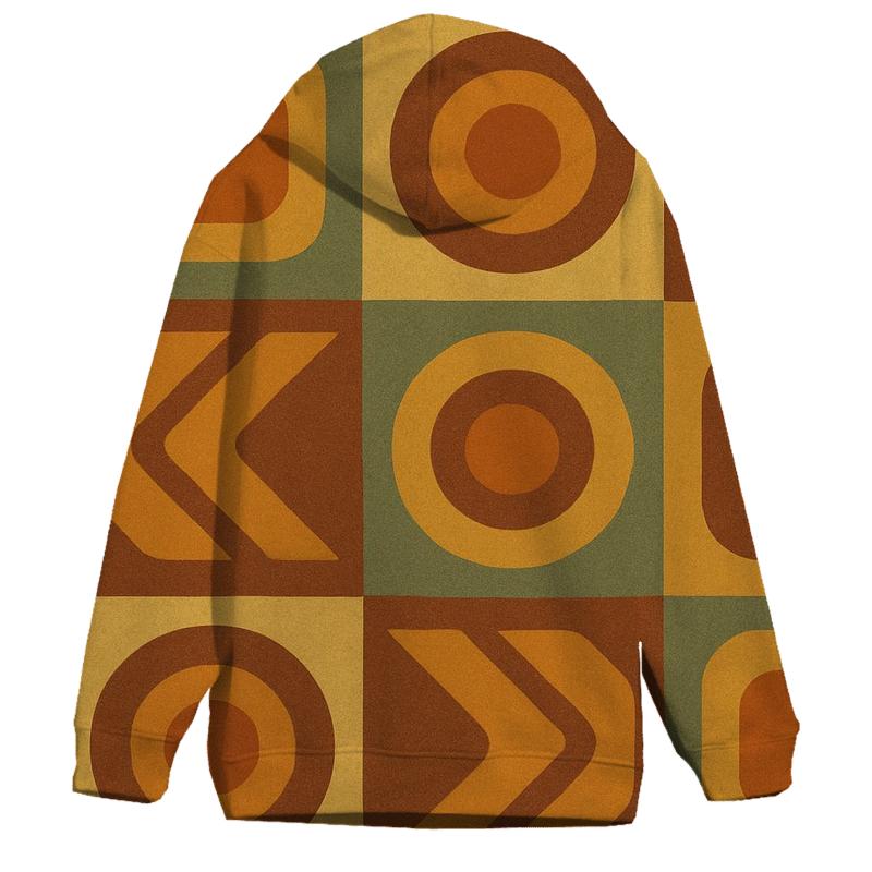 Avocado Geometric Groove designer hoodies