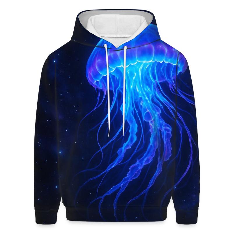 Cosmic Jellyfish Voyage heavyweight hoodies