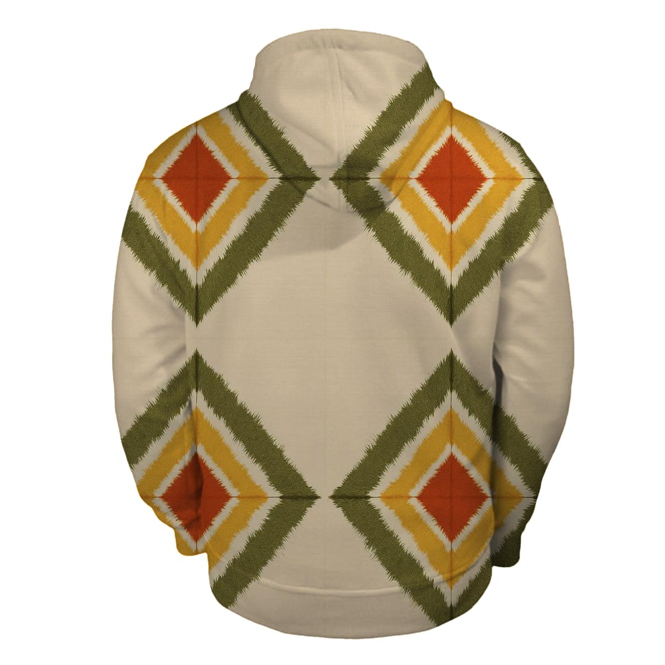 Ikat Inspired Itajime Harmony custom hoodies