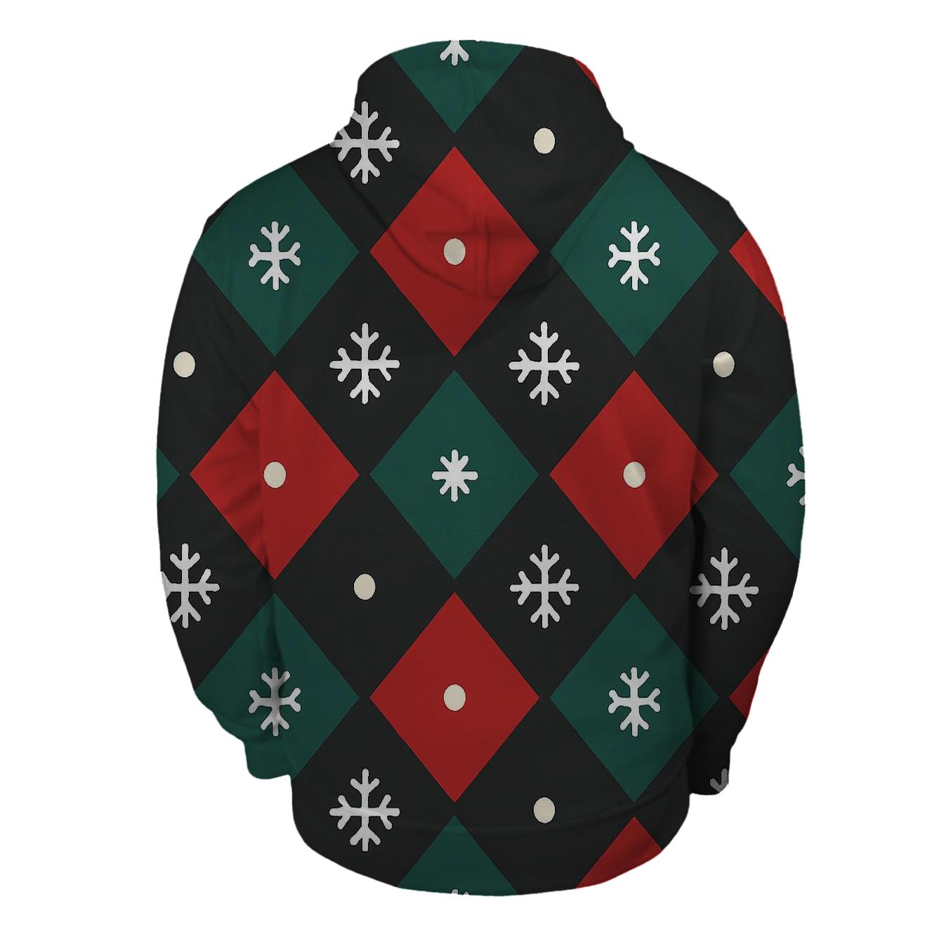 Snowflake Checker Cascade heavyweight hoodies