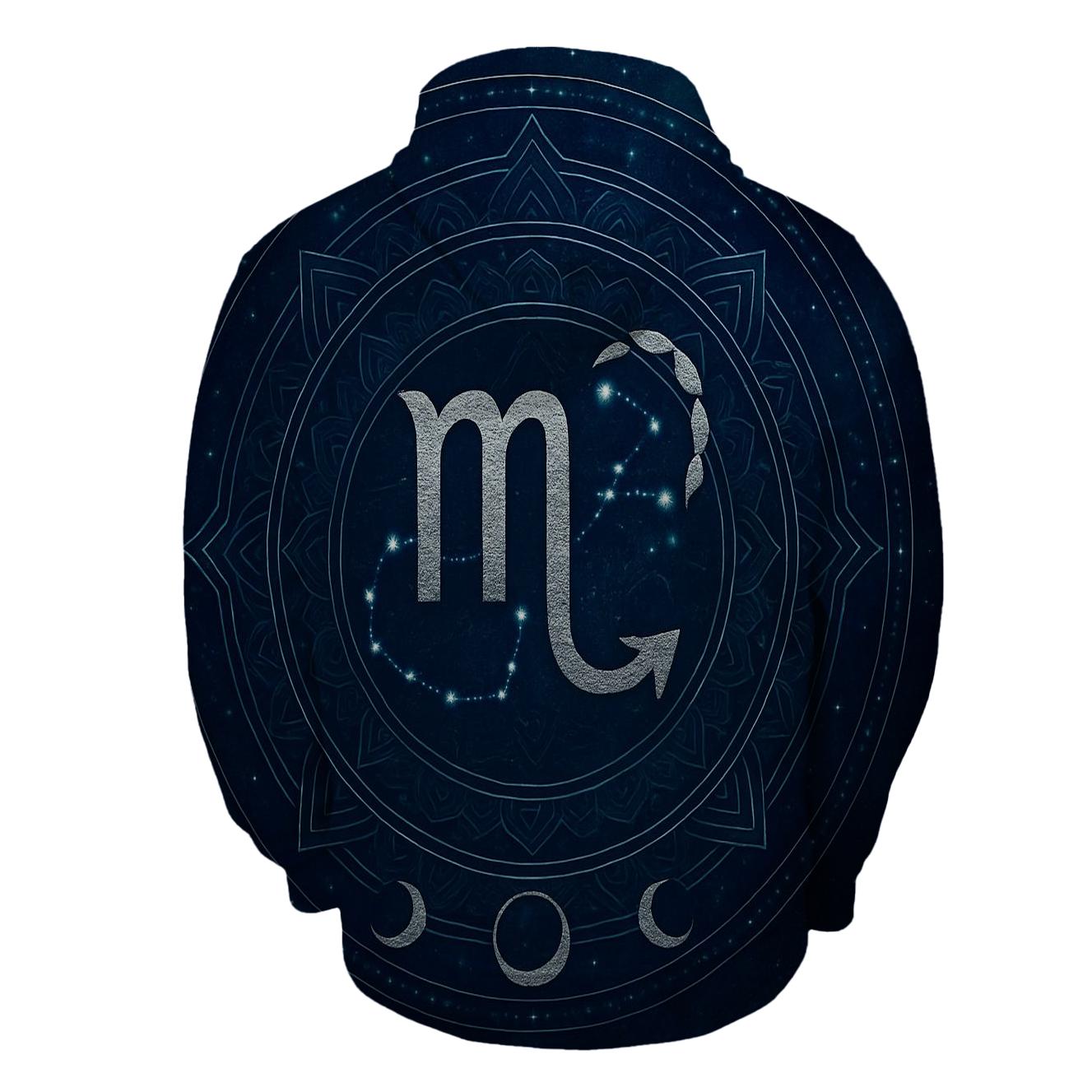 Scorpio Galactic Scorpion Mandala hoodies fashion