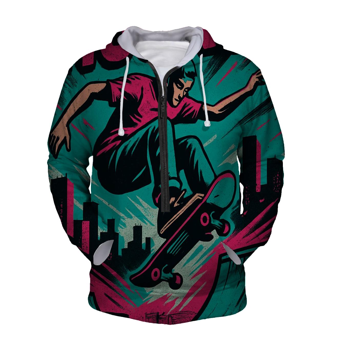 Neon Skate Park Motion designer hoodies