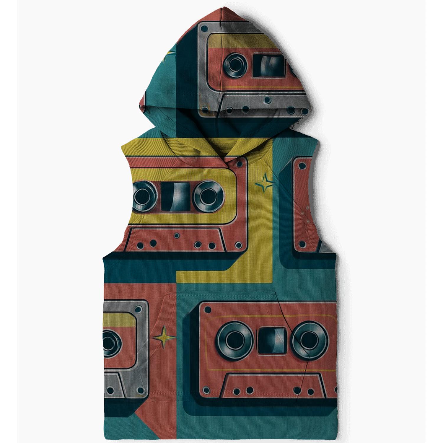 Chrome Cassette Mosaic premium hoodies