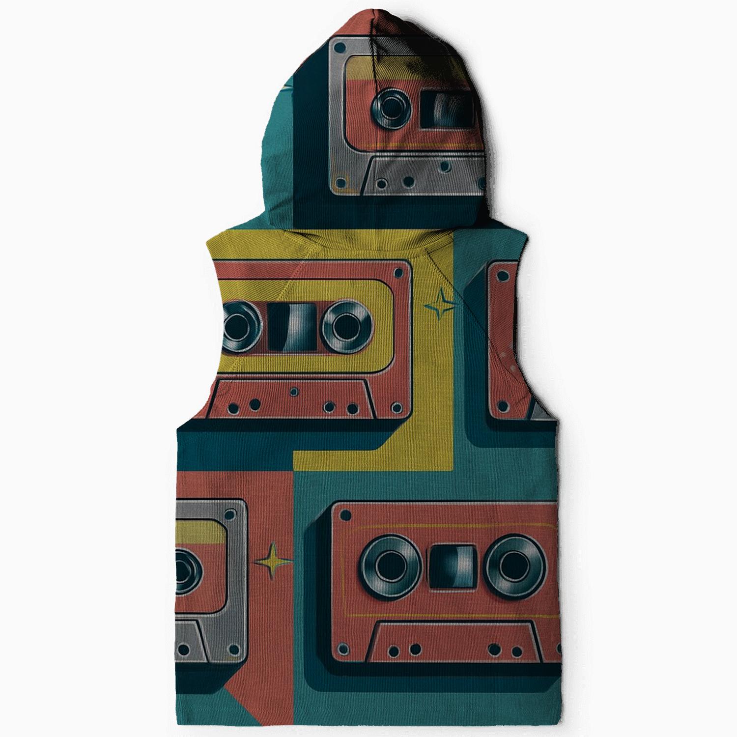 Chrome Cassette Mosaic premium hoodies