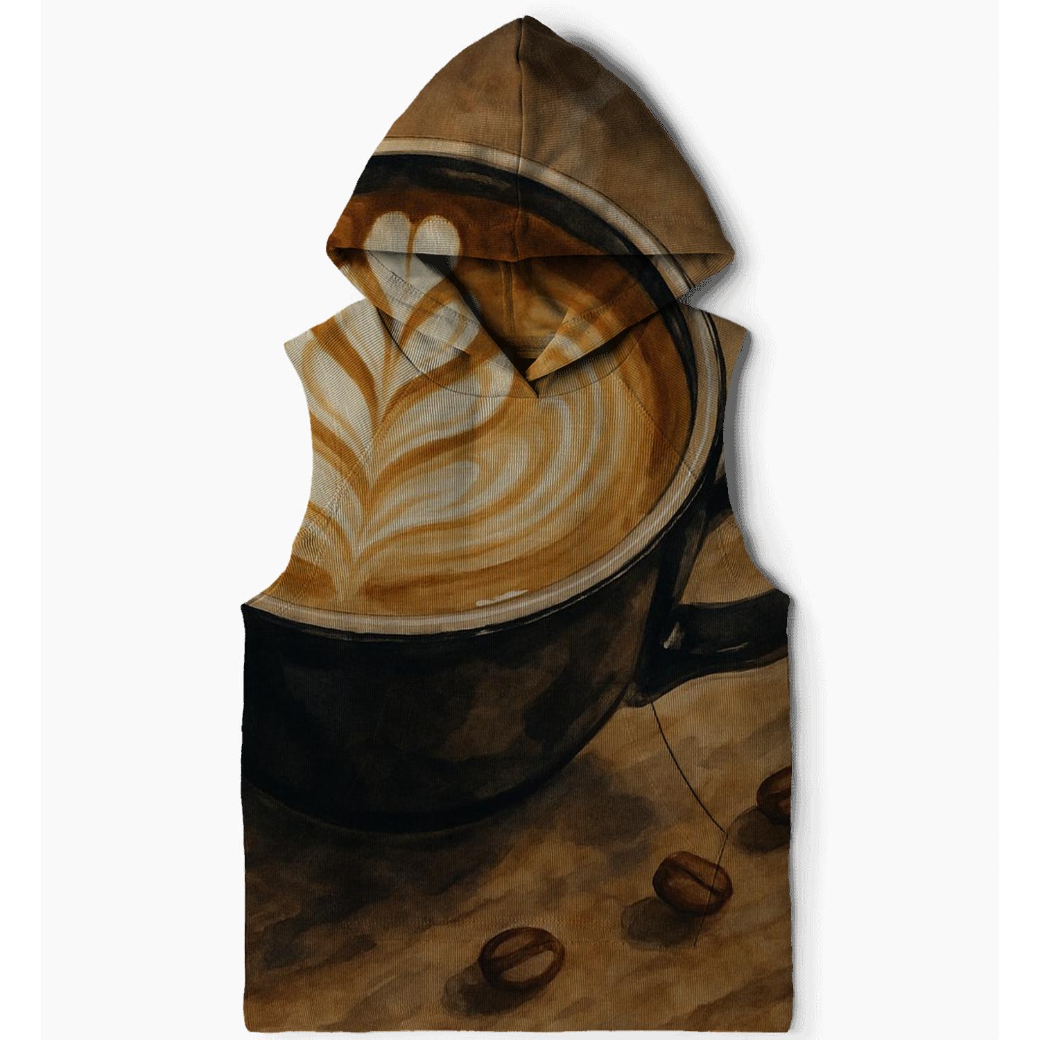 Latte Swirl Bloom premium hoodies
