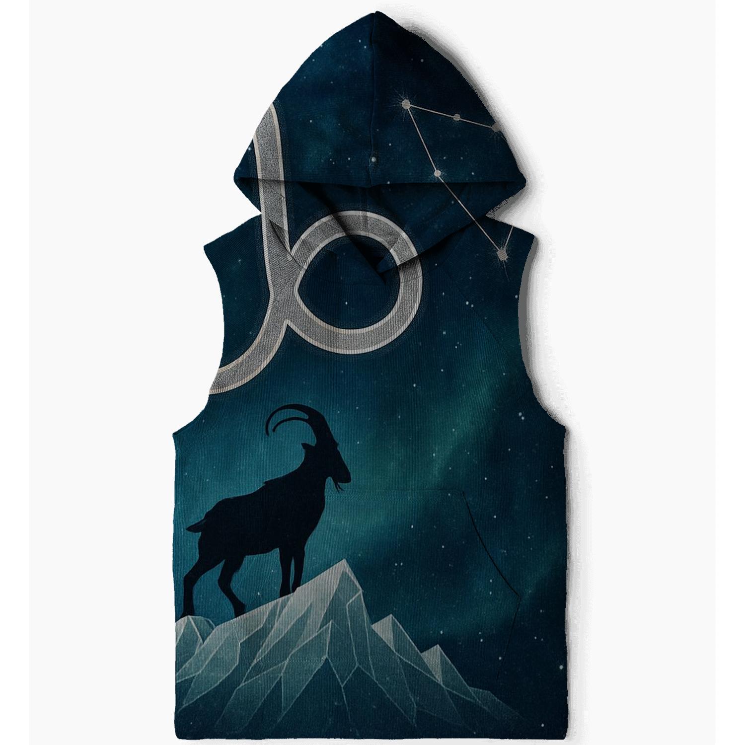 Aurora Capricorn Constellation Tapestry embroidered hoodies
