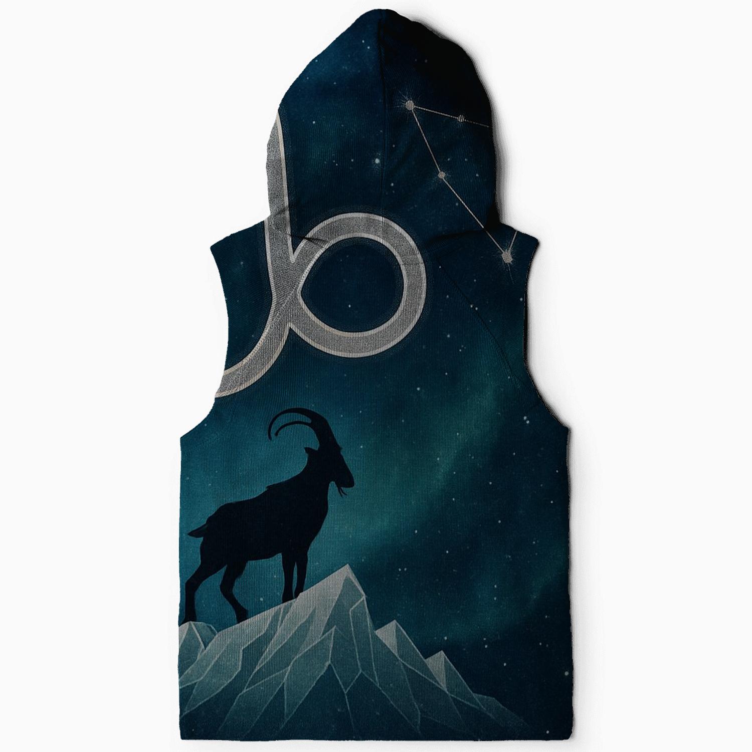 Aurora Capricorn Constellation Tapestry embroidered hoodies