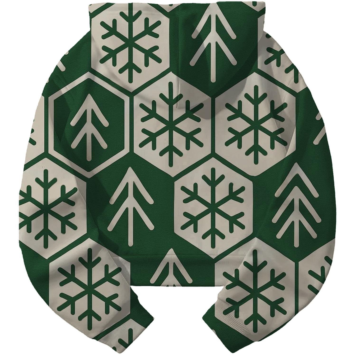 Snowflake Geometry designer hoodies