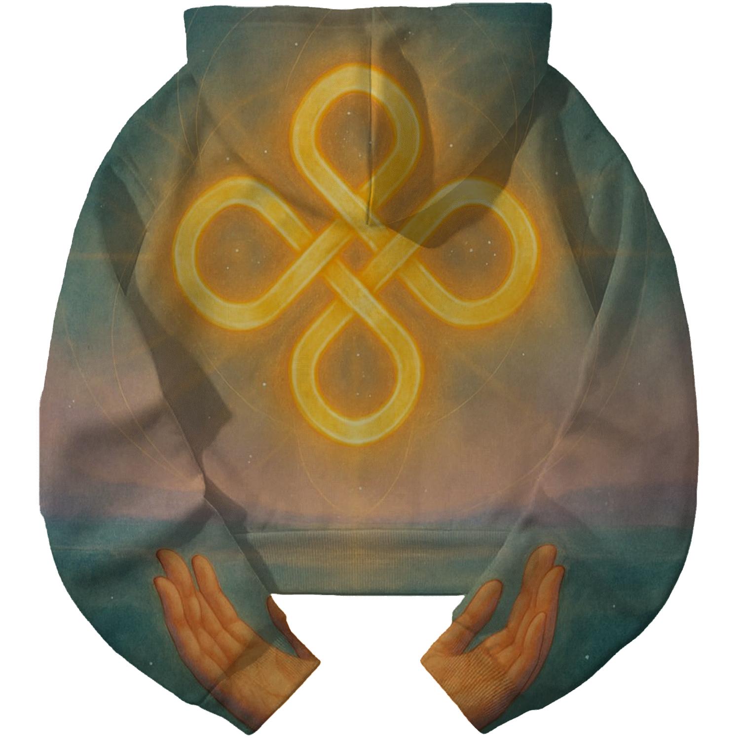 Luminous Knot designer hoodies