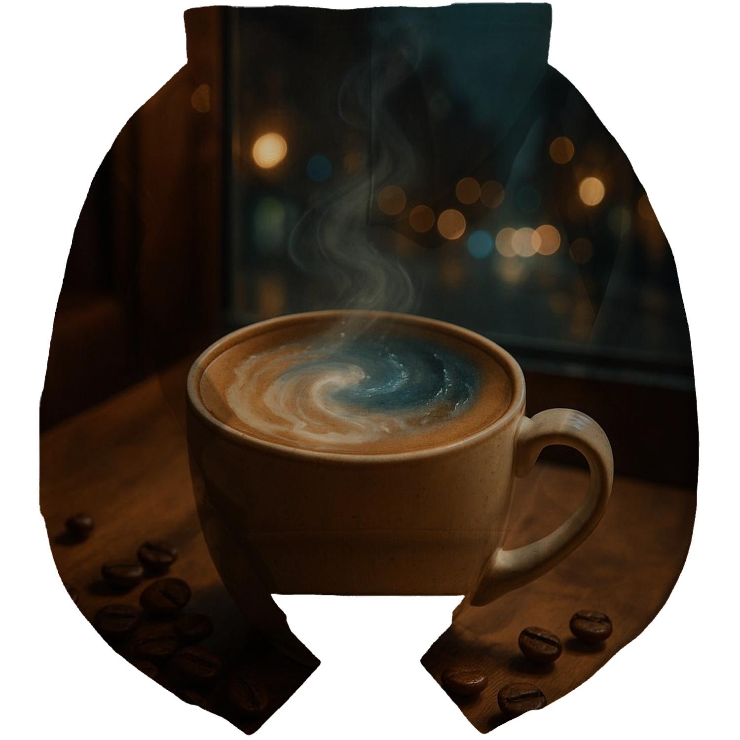 Latte Aurora graphic hoodies