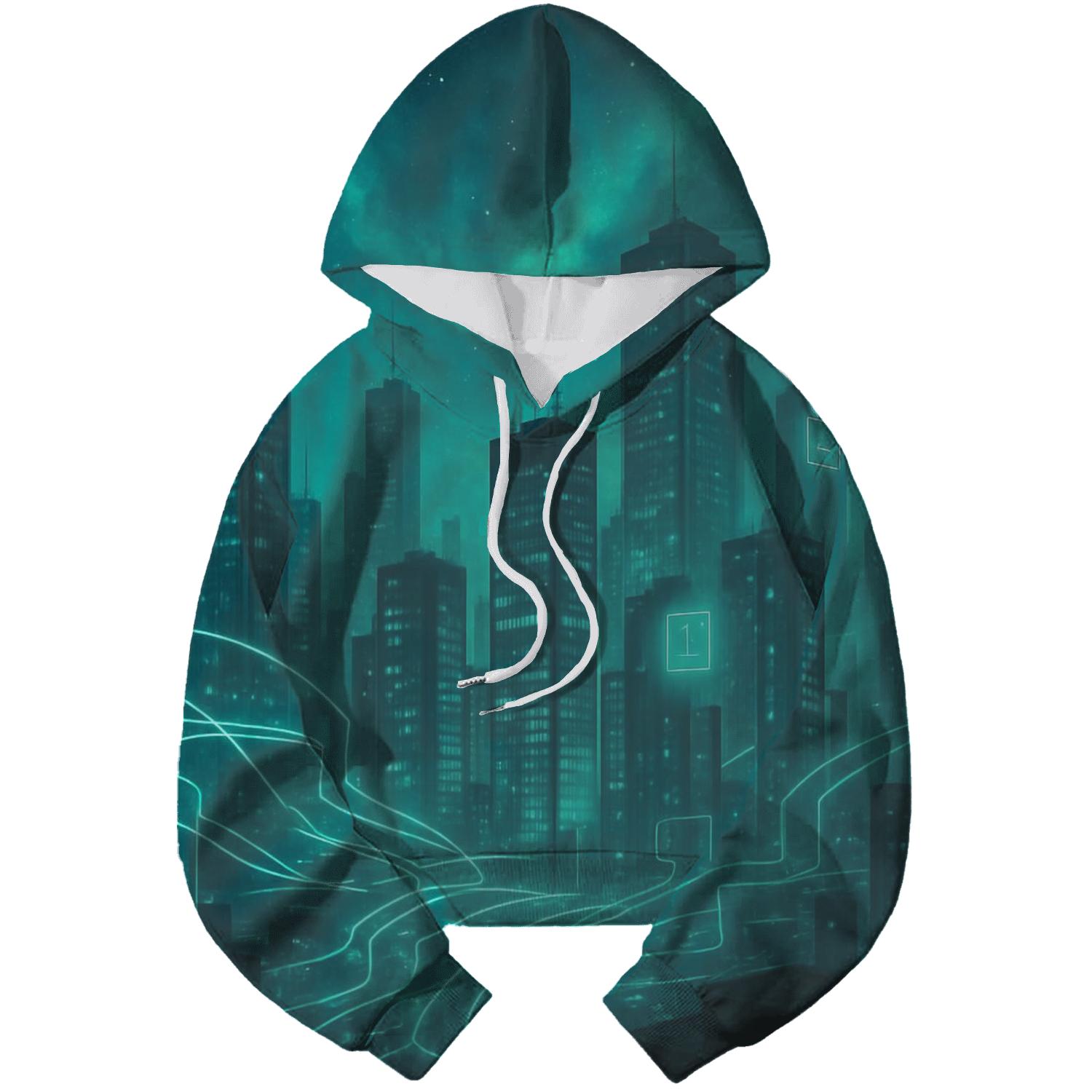 Aurora Circuit City lightweight hoodies