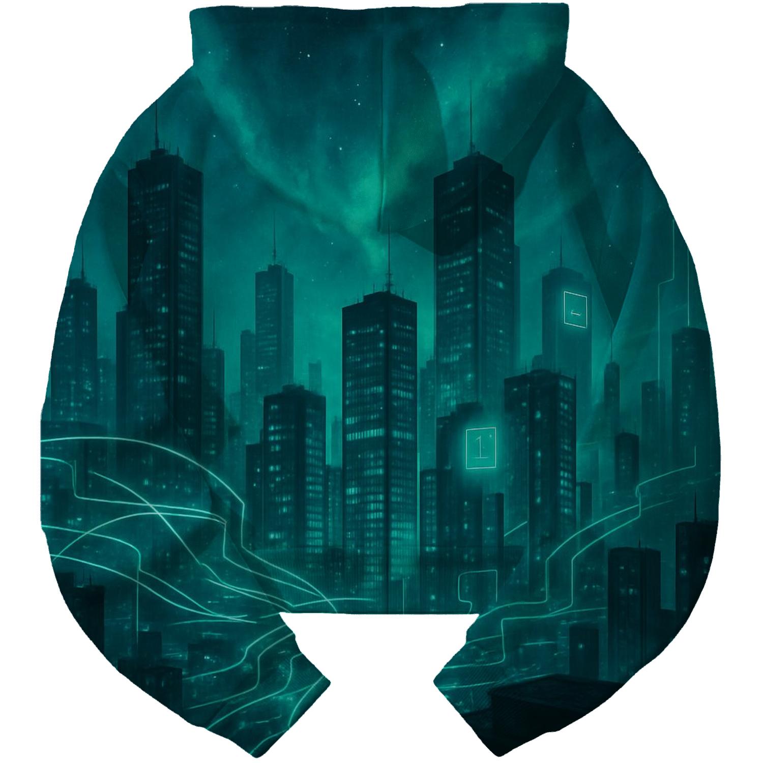 Aurora Circuit City lightweight hoodies