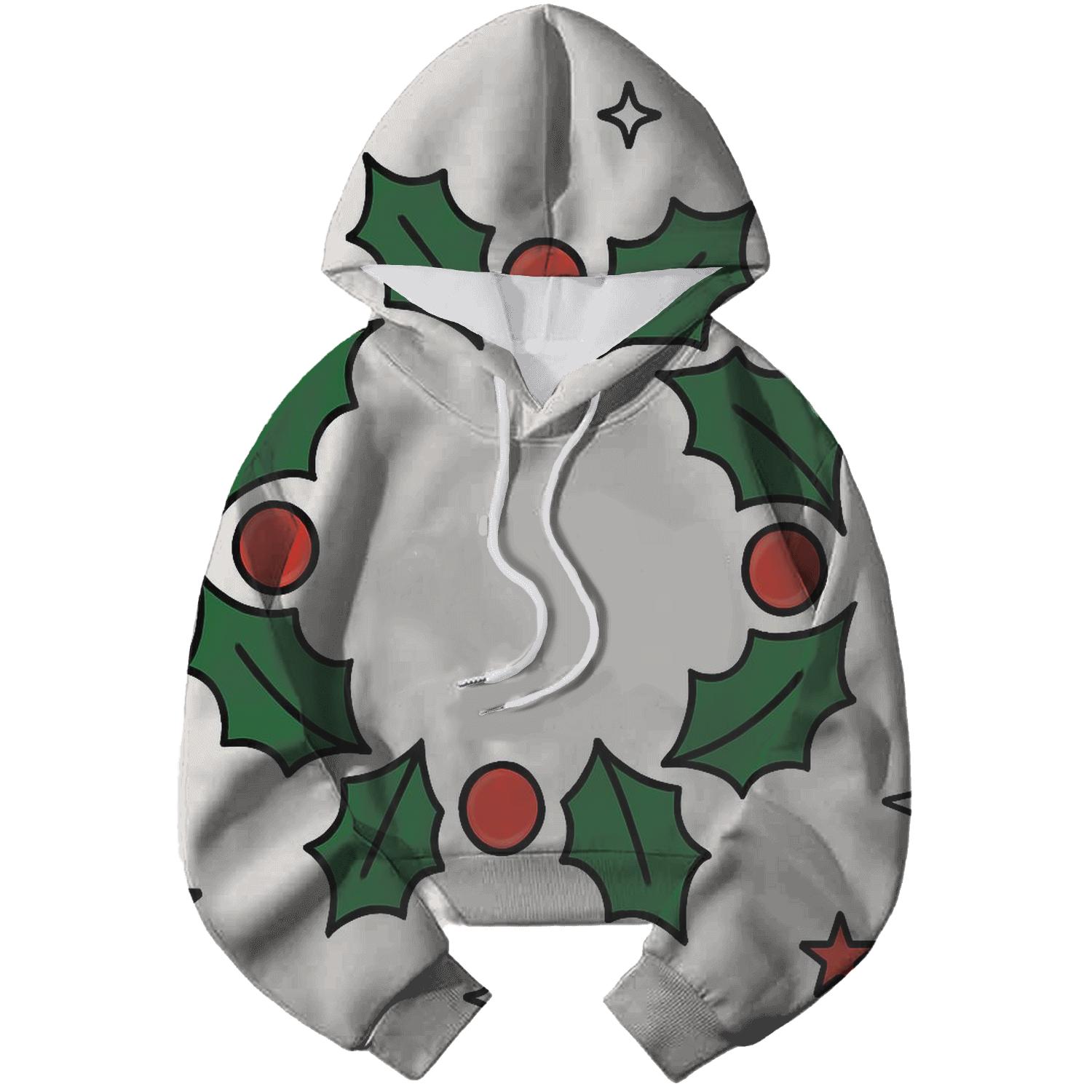 Starry Holly Wreath hoodie trends