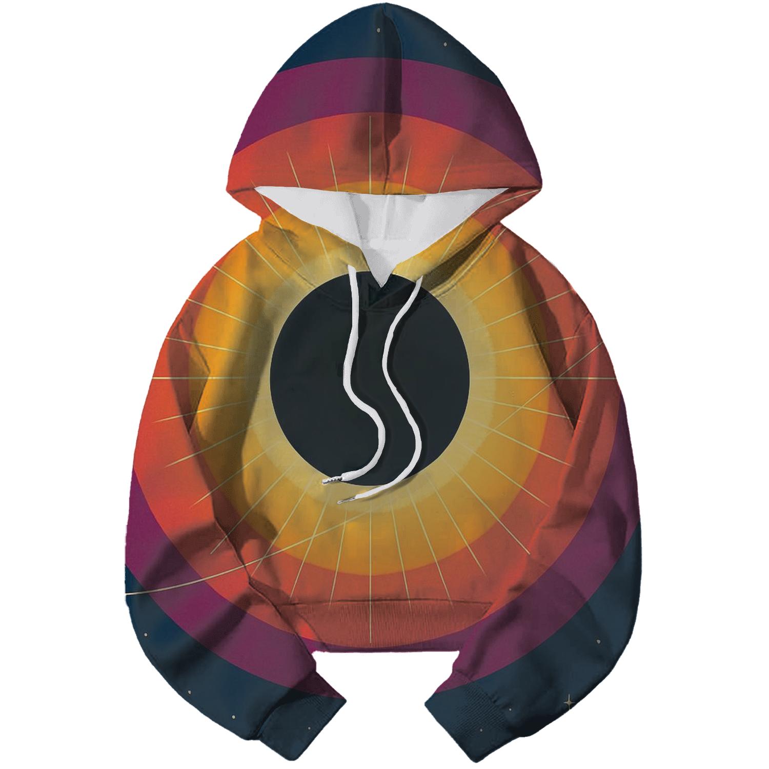 Eclipse Corona Halos pullover hoodies