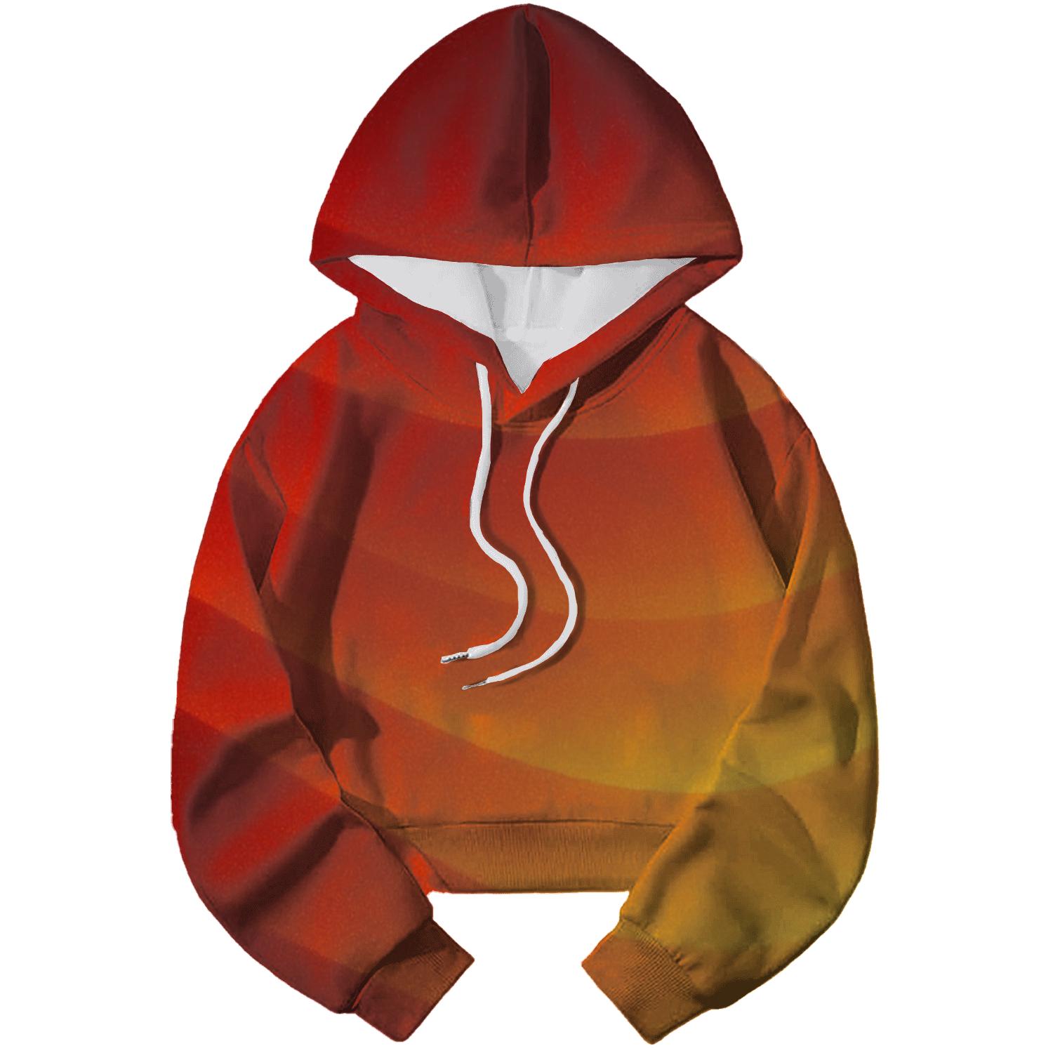 Sunlit Ember Cascade hoodie designs