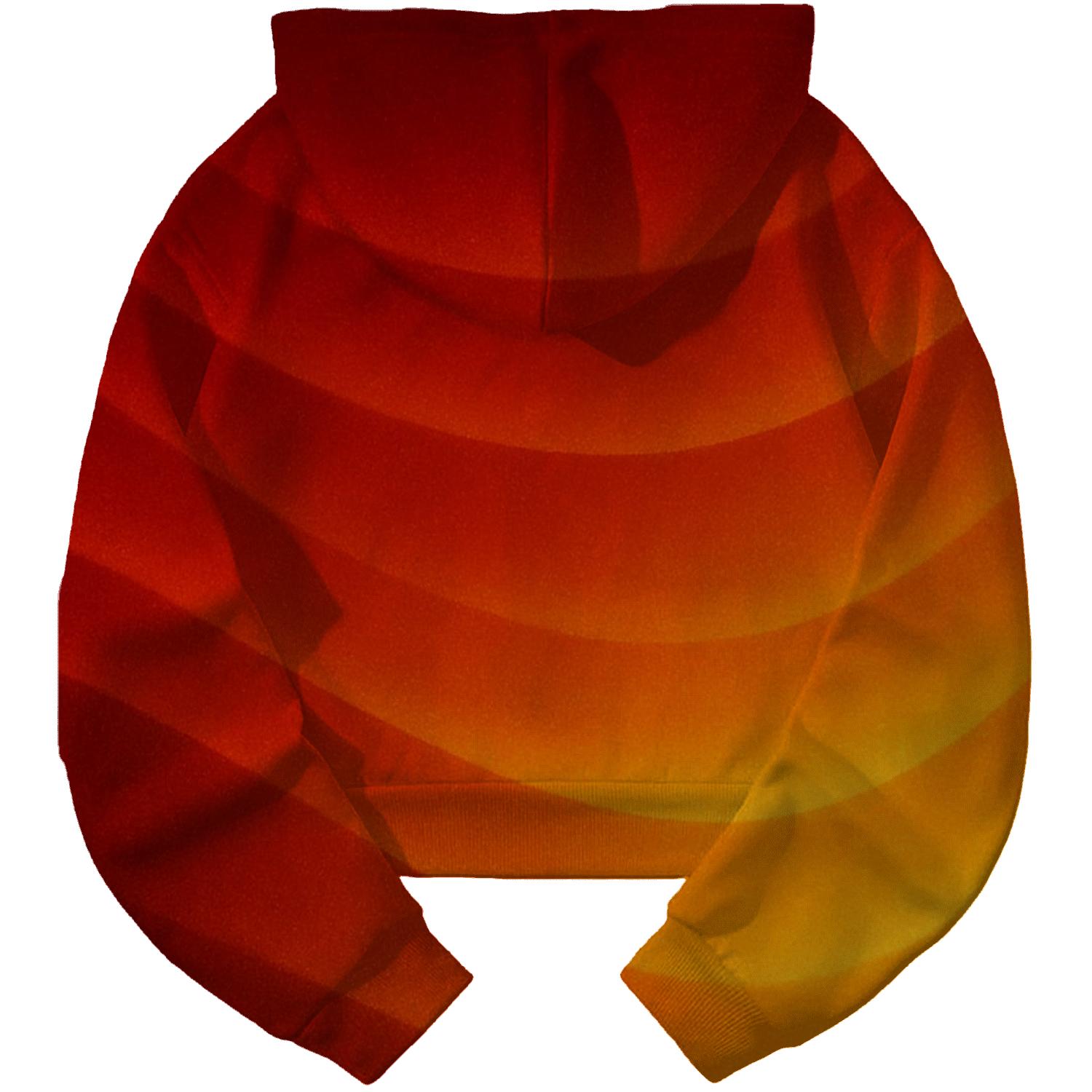 Sunlit Ember Cascade hoodie designs
