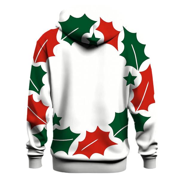Starlit Holly Wreath hoodie styles