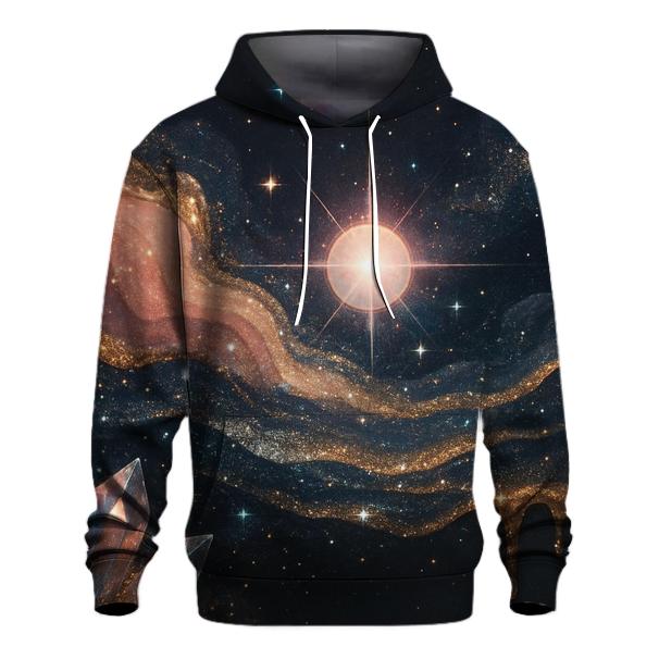 Gilded Nebula graphic hoodies