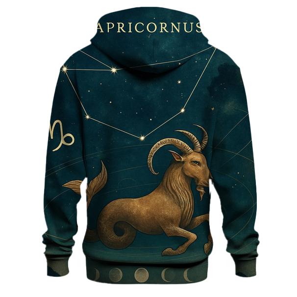 Capricorn Nebula Constellation Map zip-up hoodies